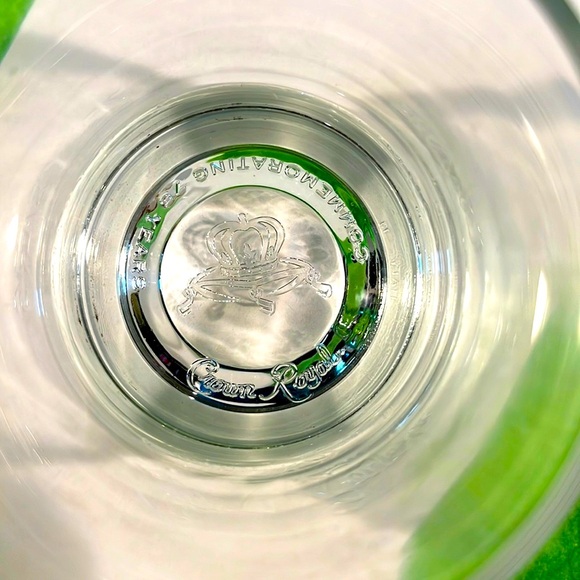 (2) Crown Royal Commemorating 75 Years Whiskey Rocks Glasses EXC - Picture 2 of 7